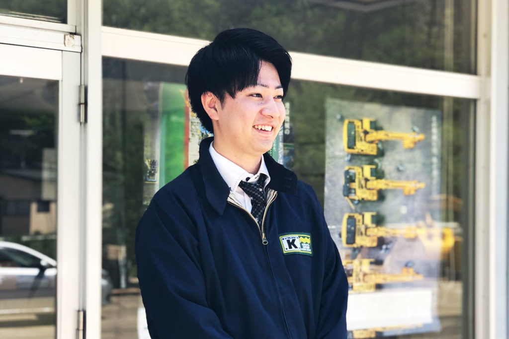 コマツ岩手先輩の声 フロント